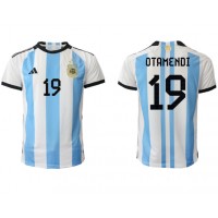 Billiga Argentina Nicolas Otamendi #19 Hemma fotbollskläder VM 2022 Kortärmad